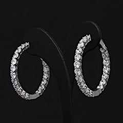 SooSilkyGems CLASSIC ROUND HOOP EARRINGS