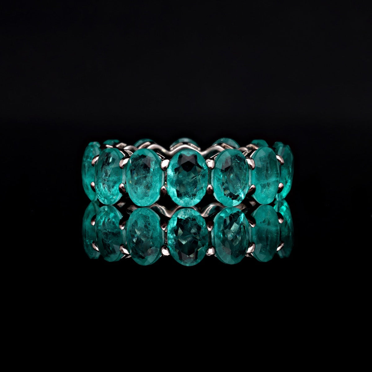 SooSilkyGems PARAIBA WEDDING BAND