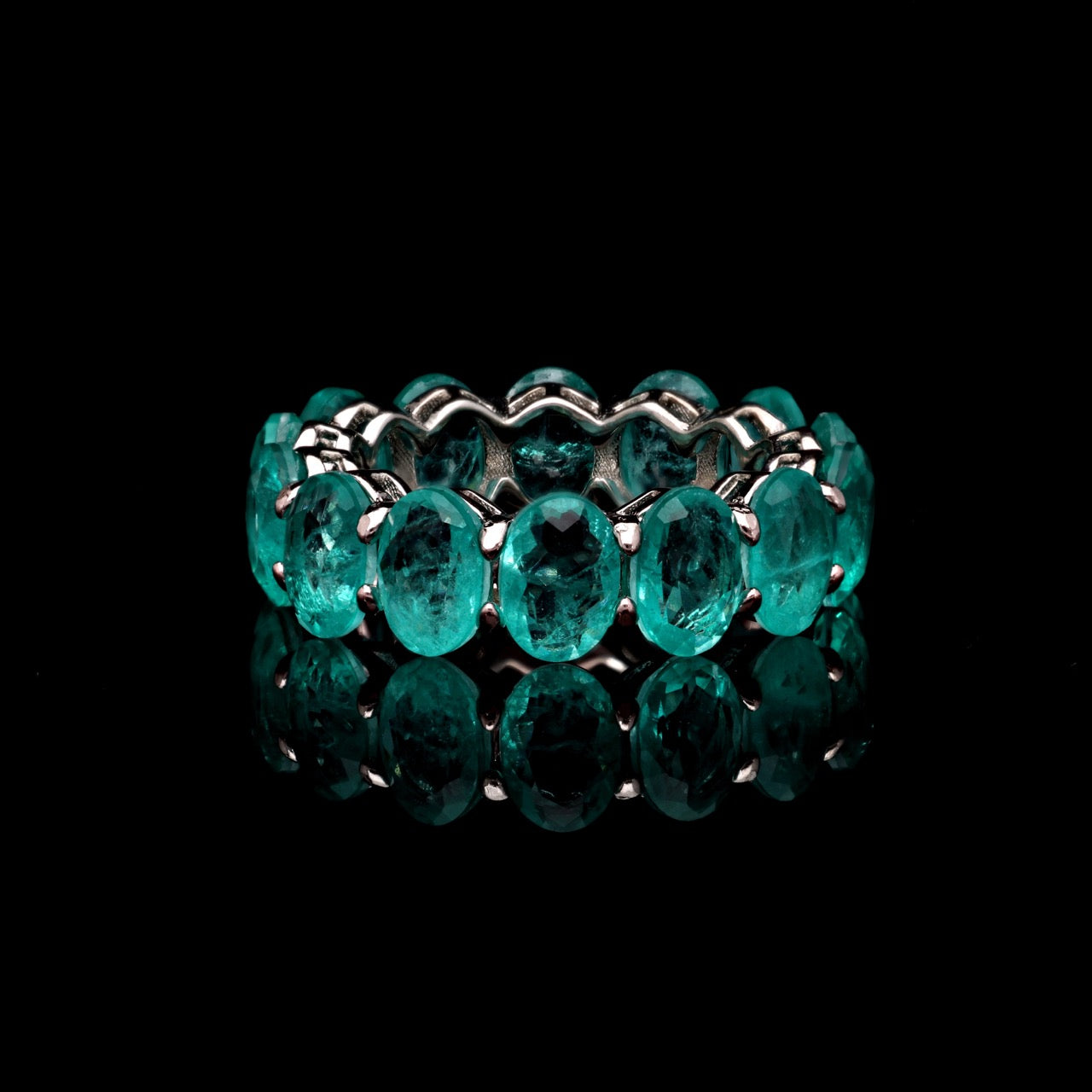 SooSilkyGems PARAIBA WEDDING BAND