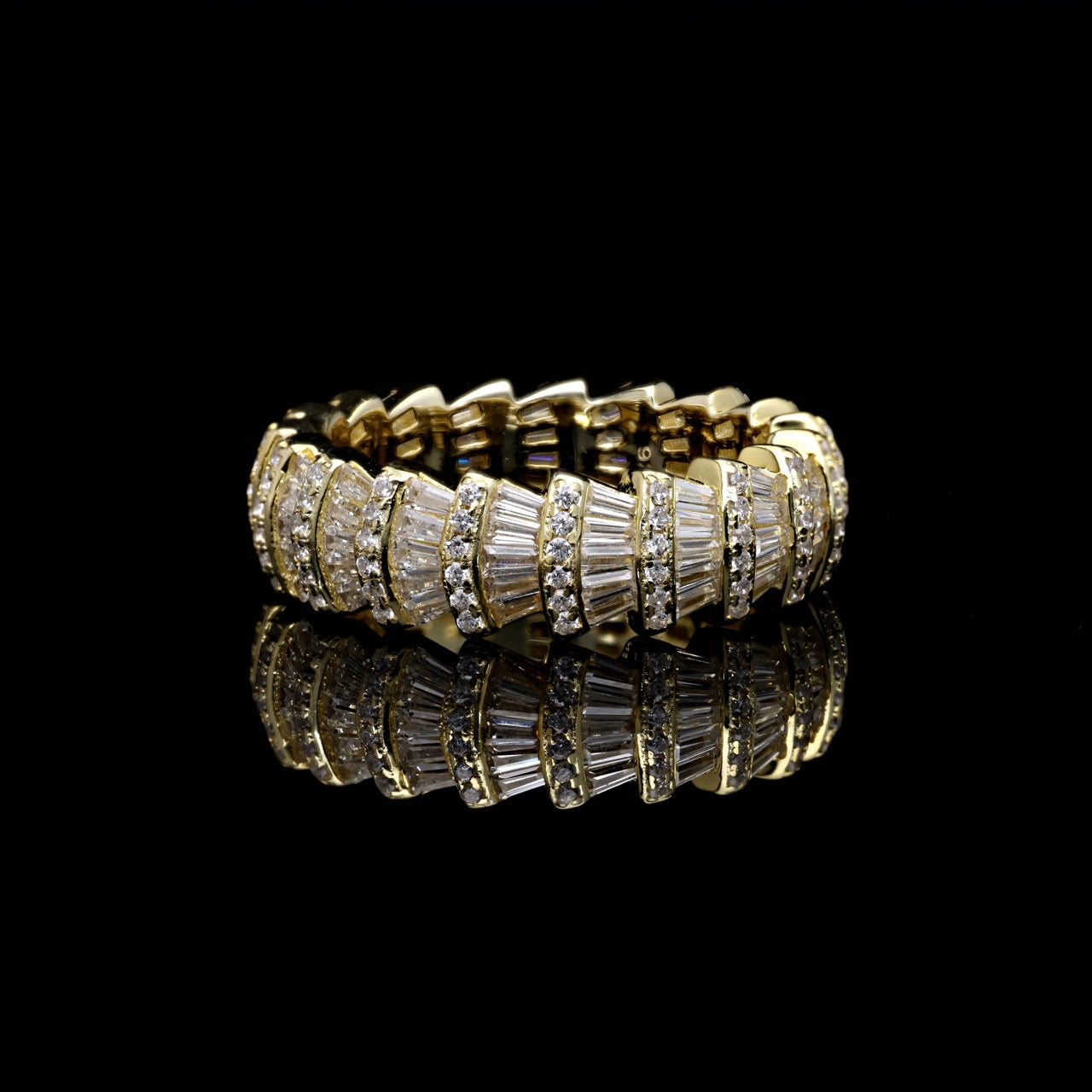 SooSilkyGems SNAKESKIN WEDDING RING