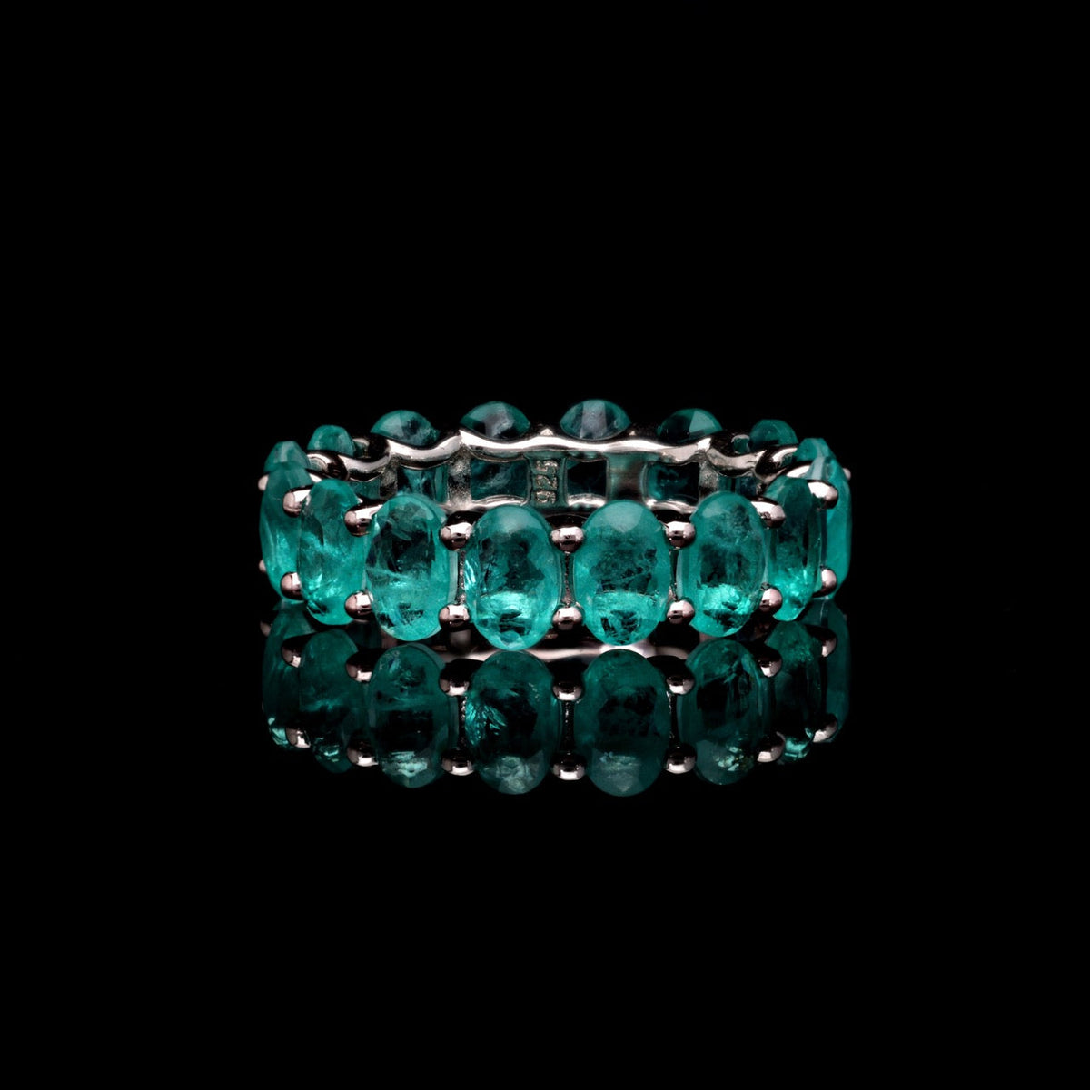 SooSilkyGems PARAIBA WEDDING BAND
