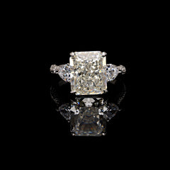 SooSilkyGems RADIANT CUT SOLITAIRE RING