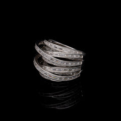 SooSilkyGems MULTI ROW BAGUETTES RING