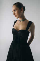 Esra Adıgüzel BELDI – Tulle Dress with Drape Detail