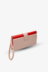 Loventa XL Renkli Cüzdan ve Clutch - Mix Siyah