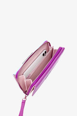 Loventa XL Renkli Cüzdan ve Clutch - Mix Mor