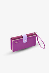 Loventa XL Renkli Cüzdan ve Clutch - Mix Mor