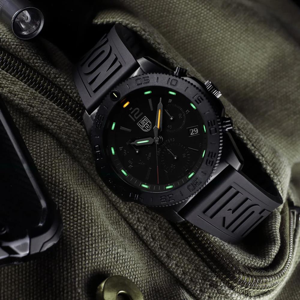 LUMINOX XS.3141.BO.1 PACIFIC DIVER CHRONOGRAPH (İsviçre Üretimi Ronda Z60 Mekanizmalı) Erkek Kol Saati