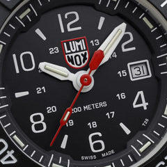LUMINOX XS.3251.CB NAVY SEAL RUBBER - STEEL - CARBONOX™ (RSC) - (İsviçre Üretimi Ronda 715 Mekanizmalı) Erkek Kol Saati