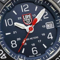 LUMINOX XS.3253.CB NAVY SEAL RUBBER - STEEL - CARBONOX™ (RSC) - (İsviçre Üretimi Ronda 715 Mekanizmalı) Erkek Kol Saati