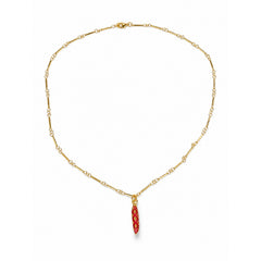 MAISON LYGOS LACRIMA CHAIN NECKLACE