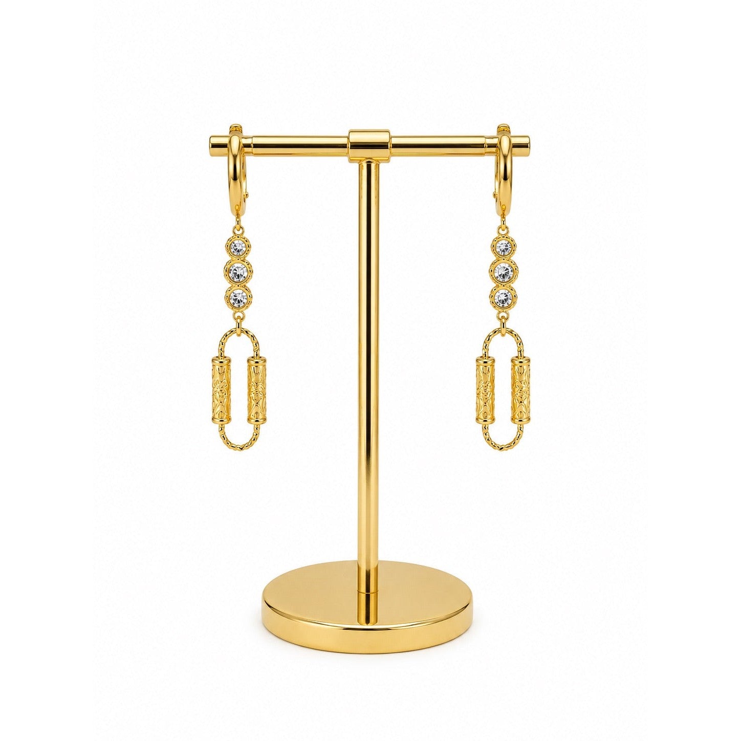 MAISON LYGOS STOA TRIPLE EARRINGS
