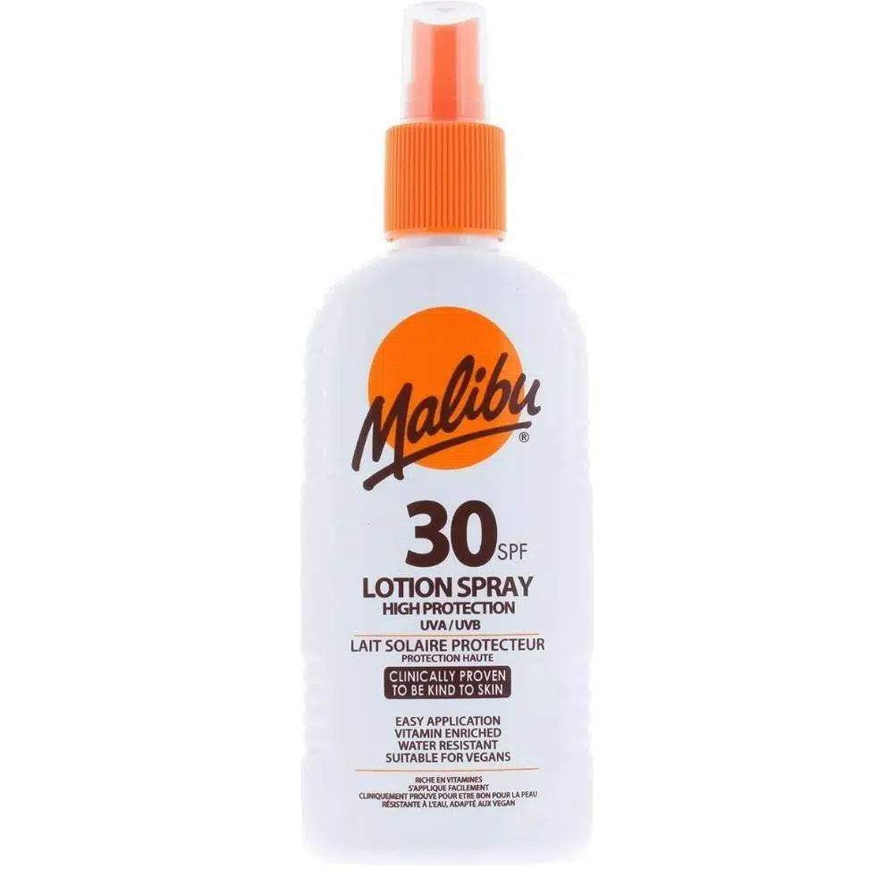 Malibu Sunscreen Spray Lotion SPF30 200ml