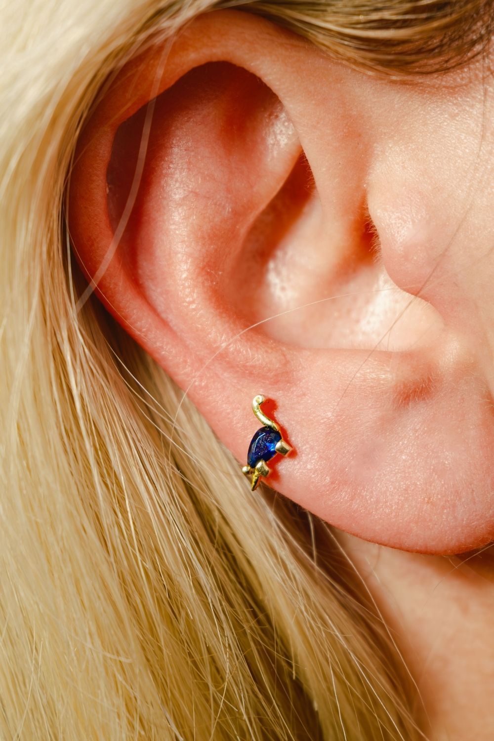 piayuli Blue Dinosaur Piercing