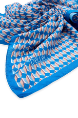 Dellel Deri Blue Freesia Scarf