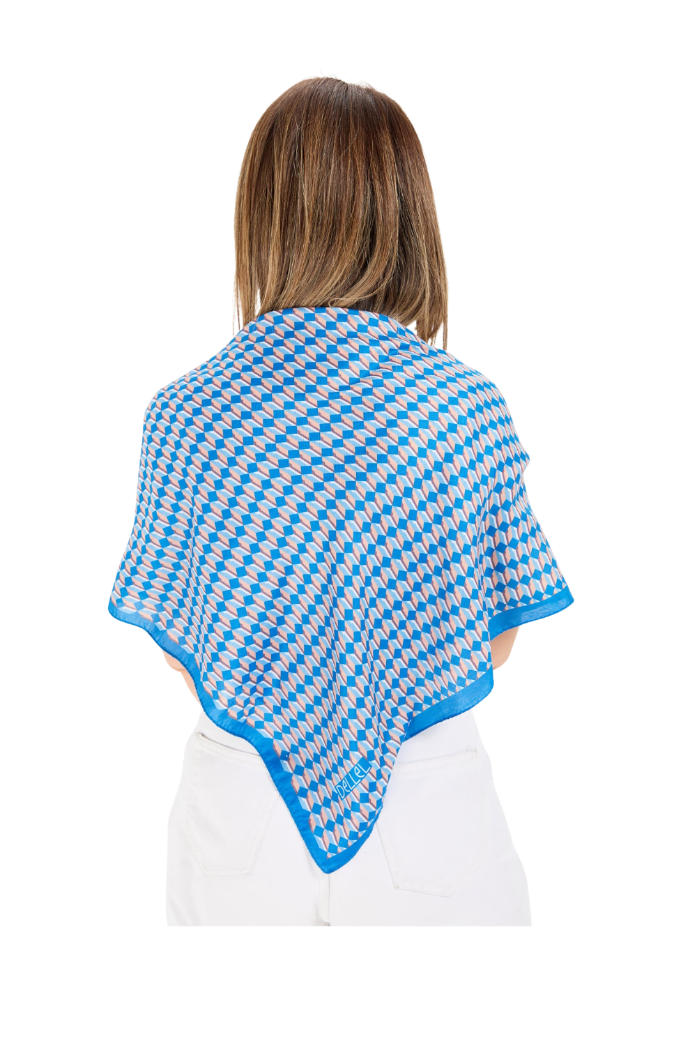 Dellel Deri Blue Freesia Scarf