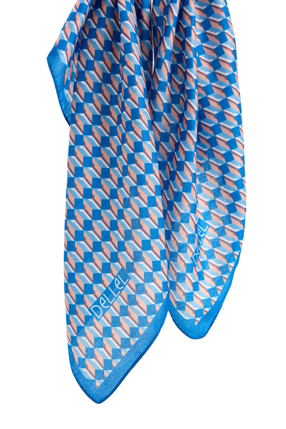 Dellel Deri Blue Freesia Scarf