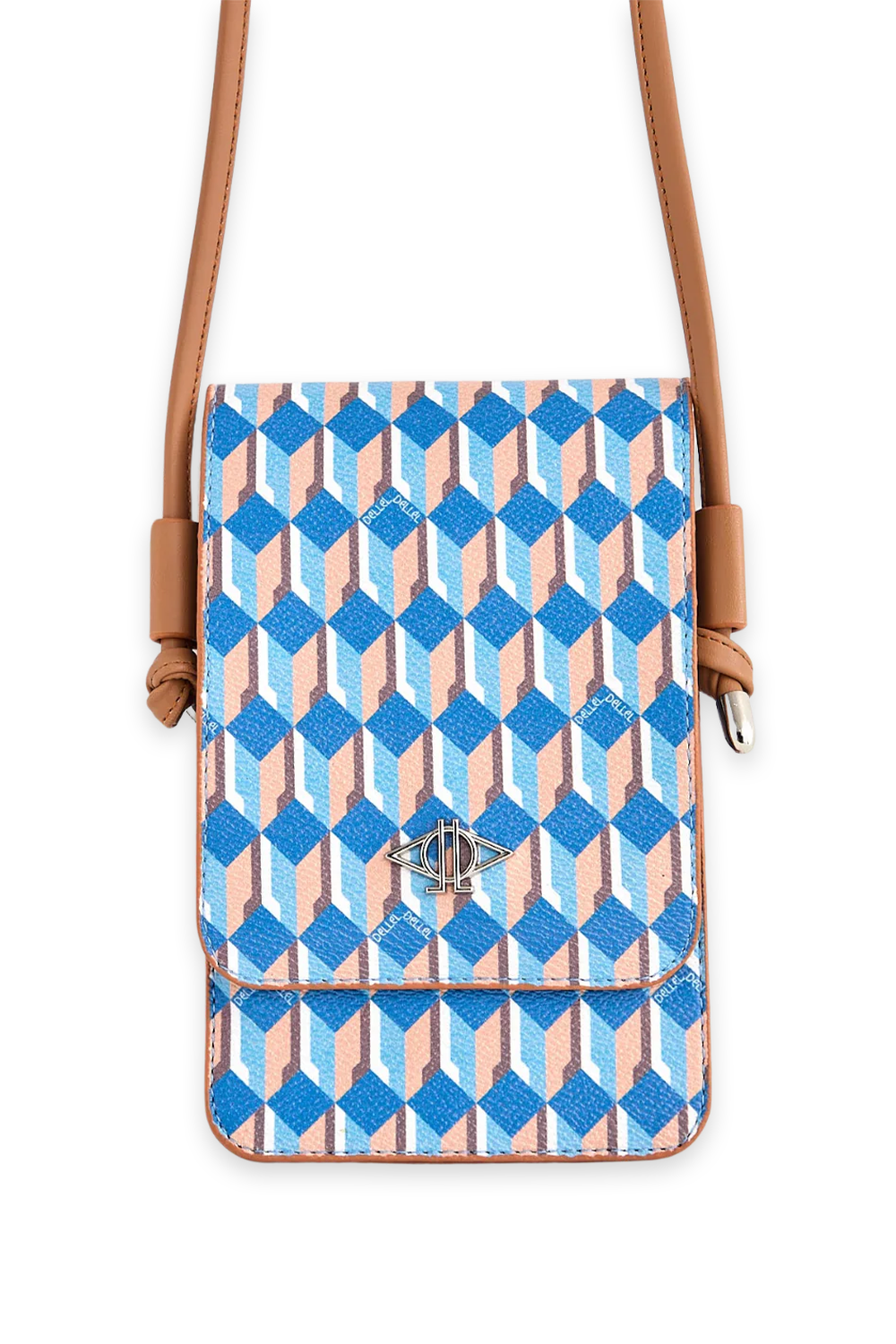 Dellel Deri Blue Helion Phone Bag