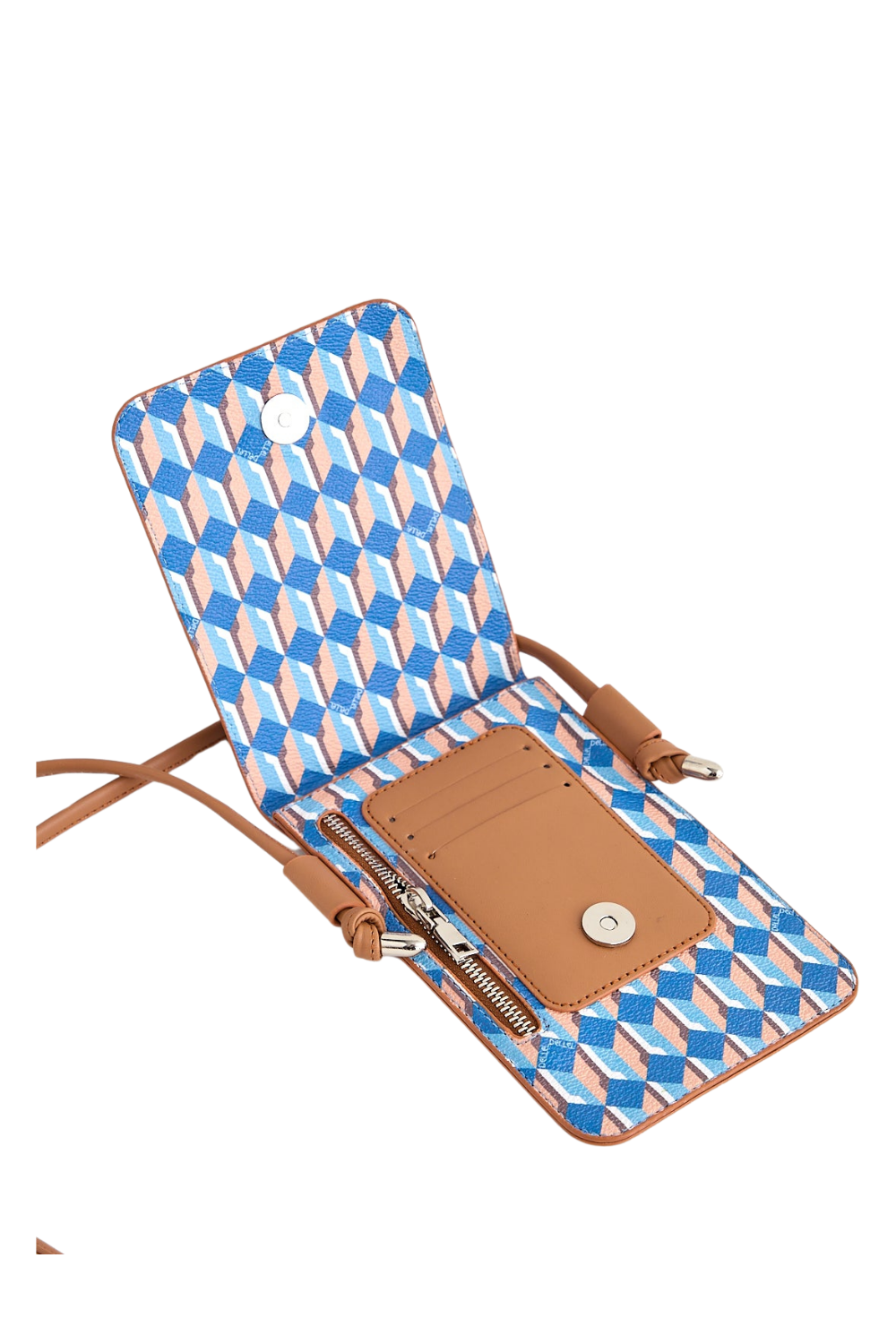 Dellel Deri Blue Helion Phone Bag