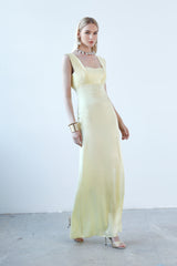 Saléa Melora Draped Silk Gown