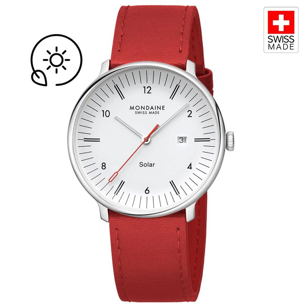 MONDAINE DOPPIO SOLAR MLE.41910.LCV Erkek Kol Saati