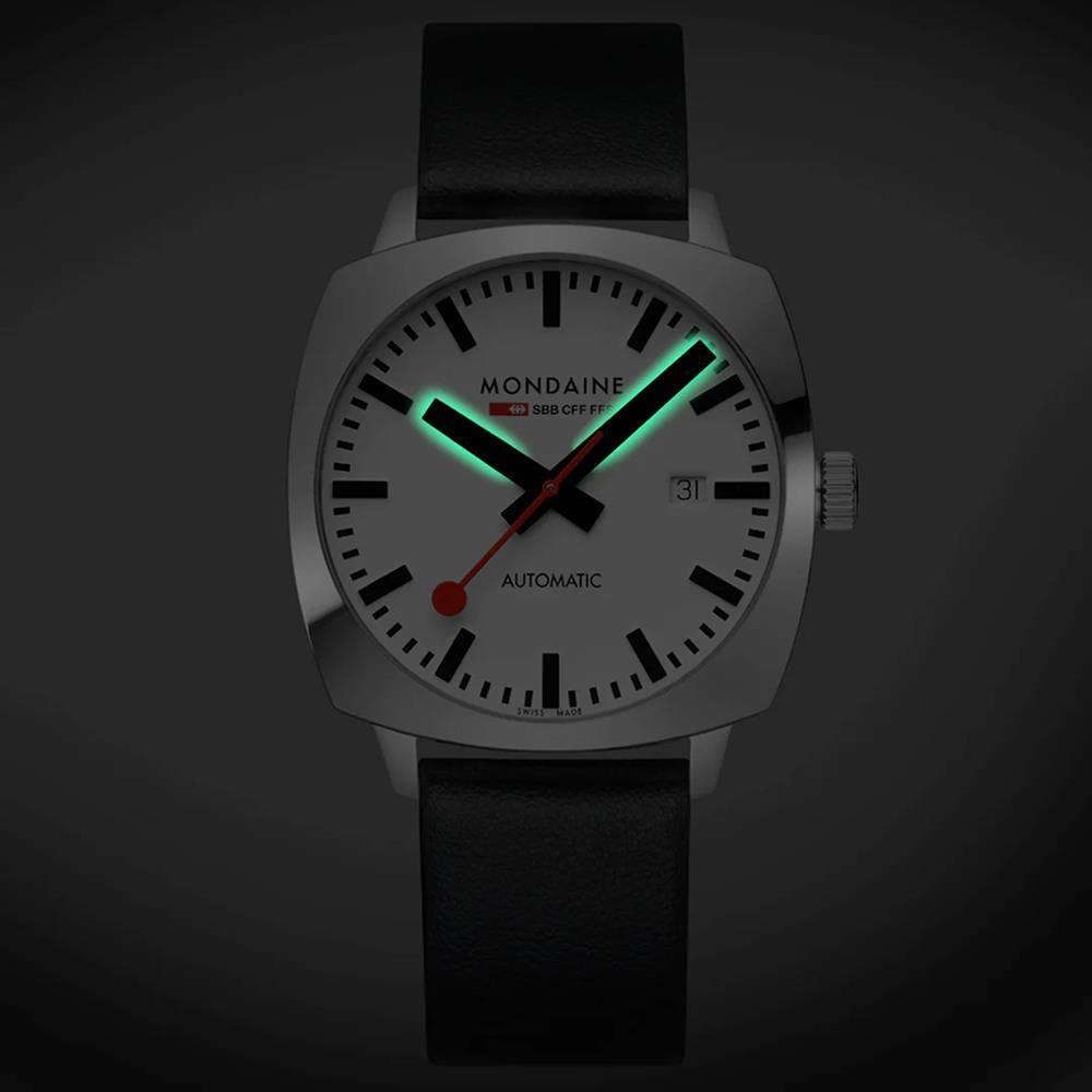 MONDAINE GRAND CUSHION MSL.3961B.LBV Otomatik Erkek Kol Saati