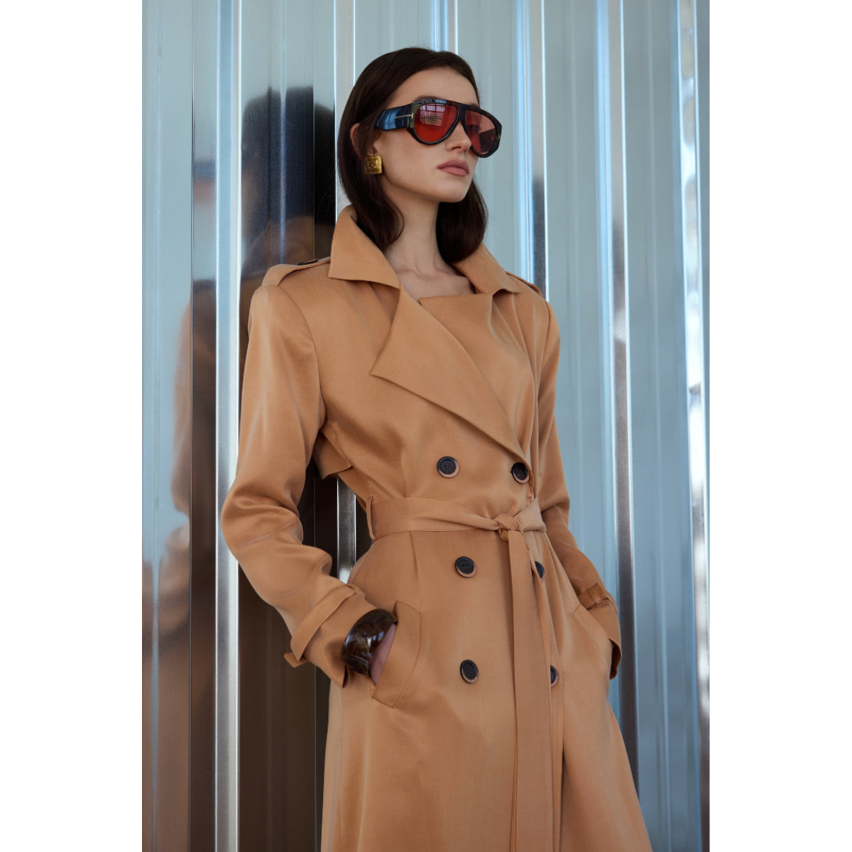 Saléa ORSAY CUPRO TRENCH