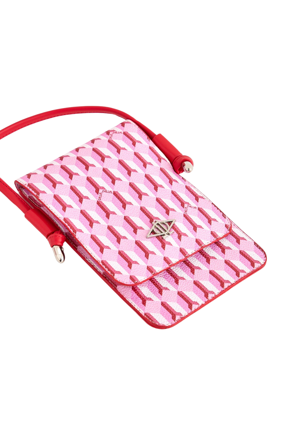 Dellel Deri Pink Helion Phone Bag