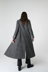 Peploum Adele Herringbone Coat
