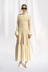 Peploum Amy Ruffle Maxi Dress