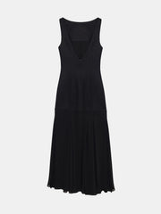 Peploum Lohan Textured Tweed Chiffon Dress