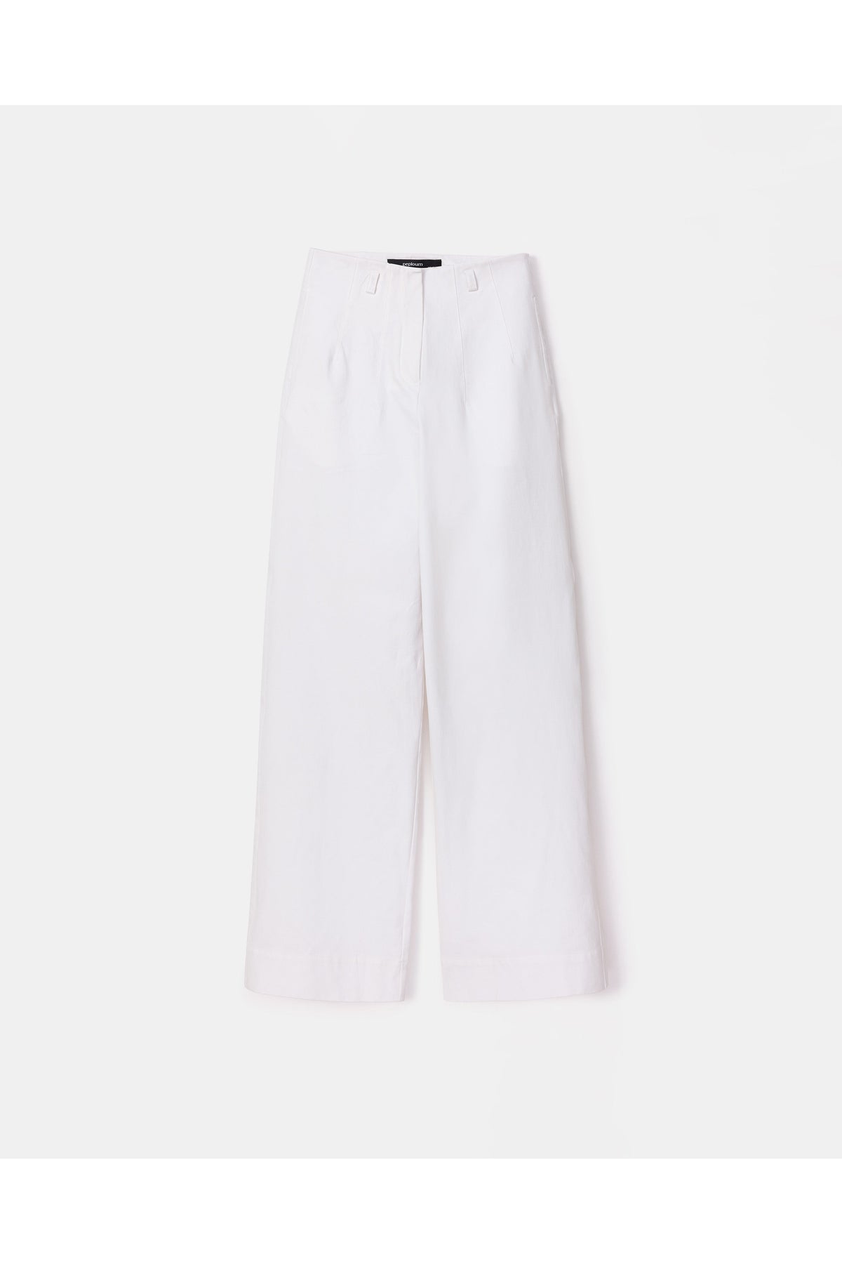 peploum Toba Trousers in Coral White