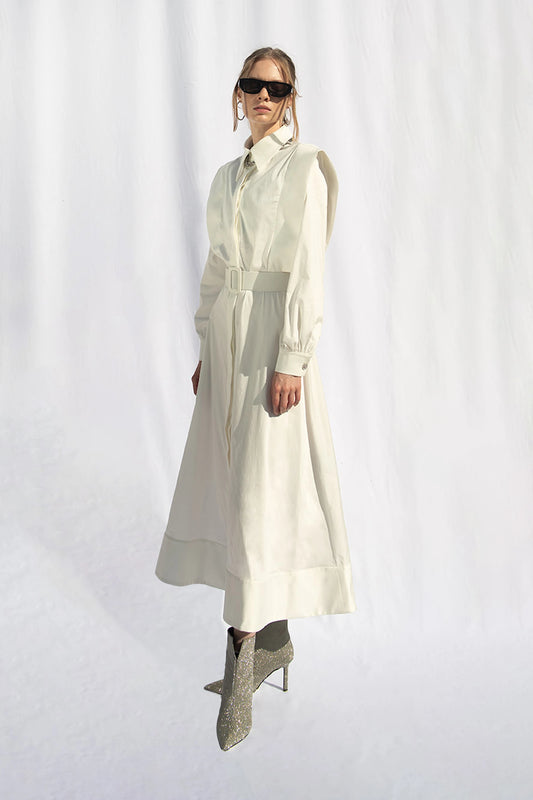 Peploum Valeria Shirt Maxi Dress
