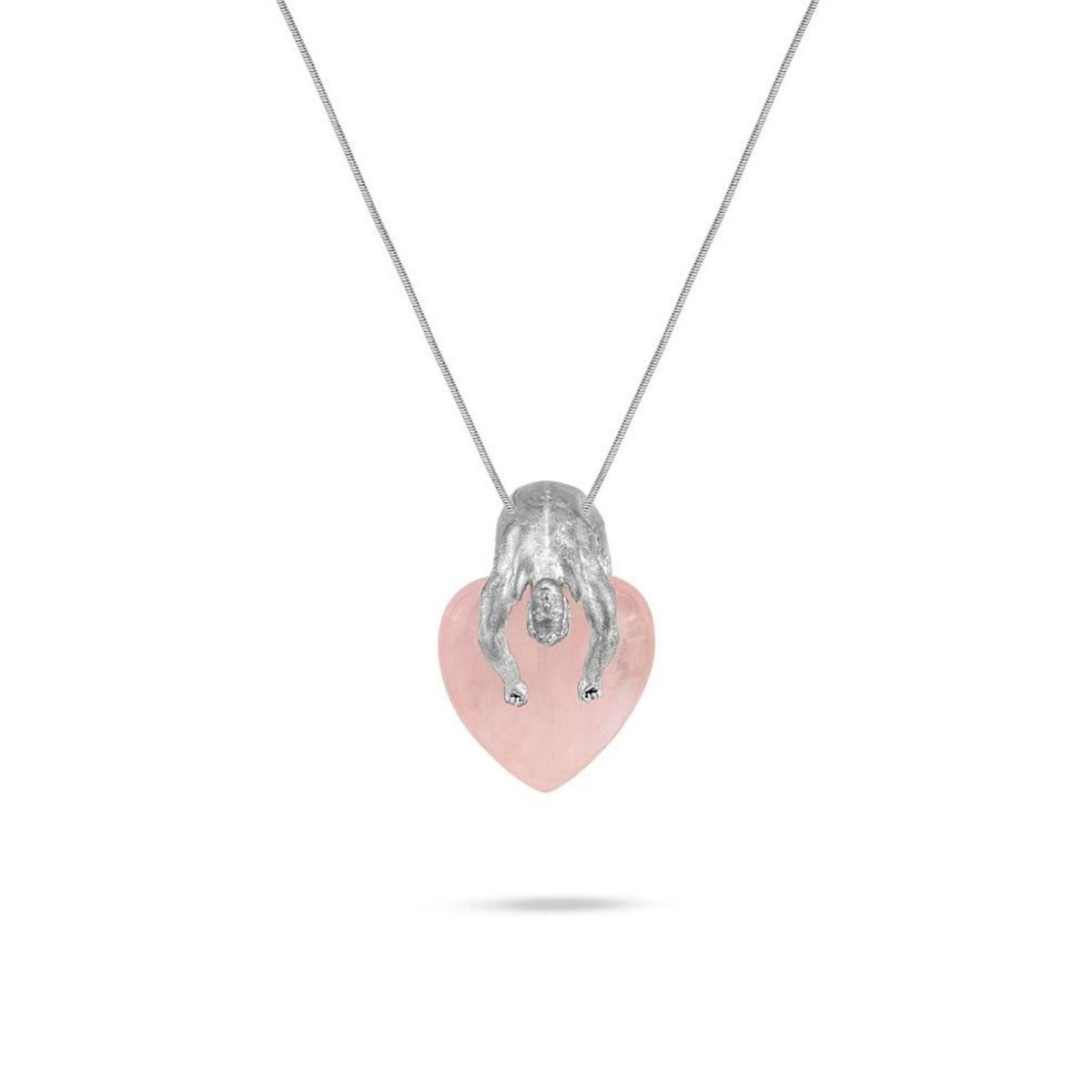 piayuli Pink Quartz Lover Necklace