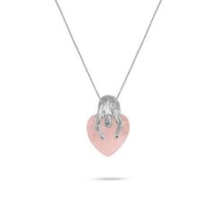 piayuli Pink Quartz Lover Necklace