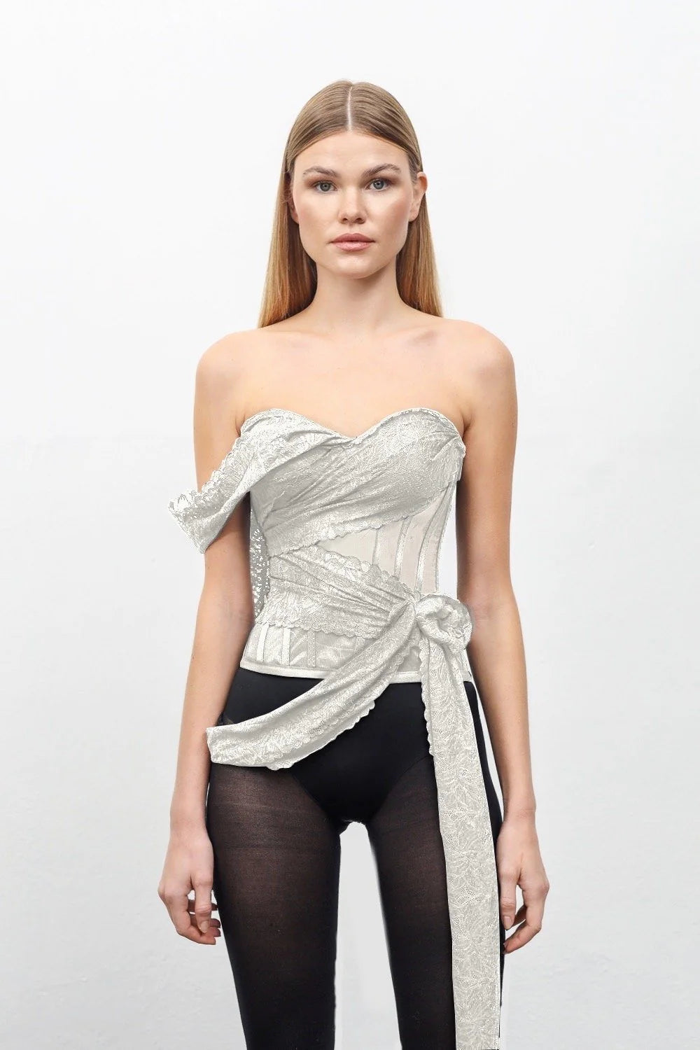 RAN Official Lacella Corset Bridal White