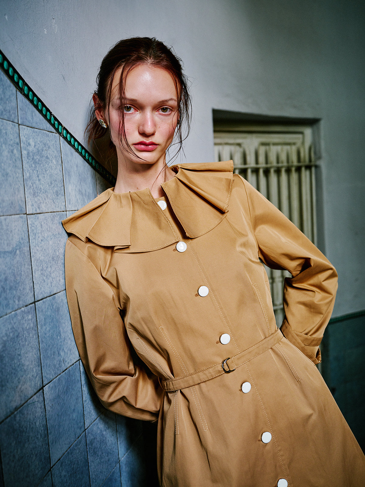 WAYT Renaissance Memories Beige Trench Coat