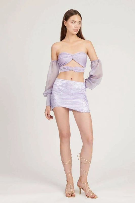 ROSE SEQUIN SKIRTS