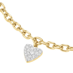Rosefield JBCHG.J1279 Altın Renk Tıknaz Kalp Çelik Bileklik