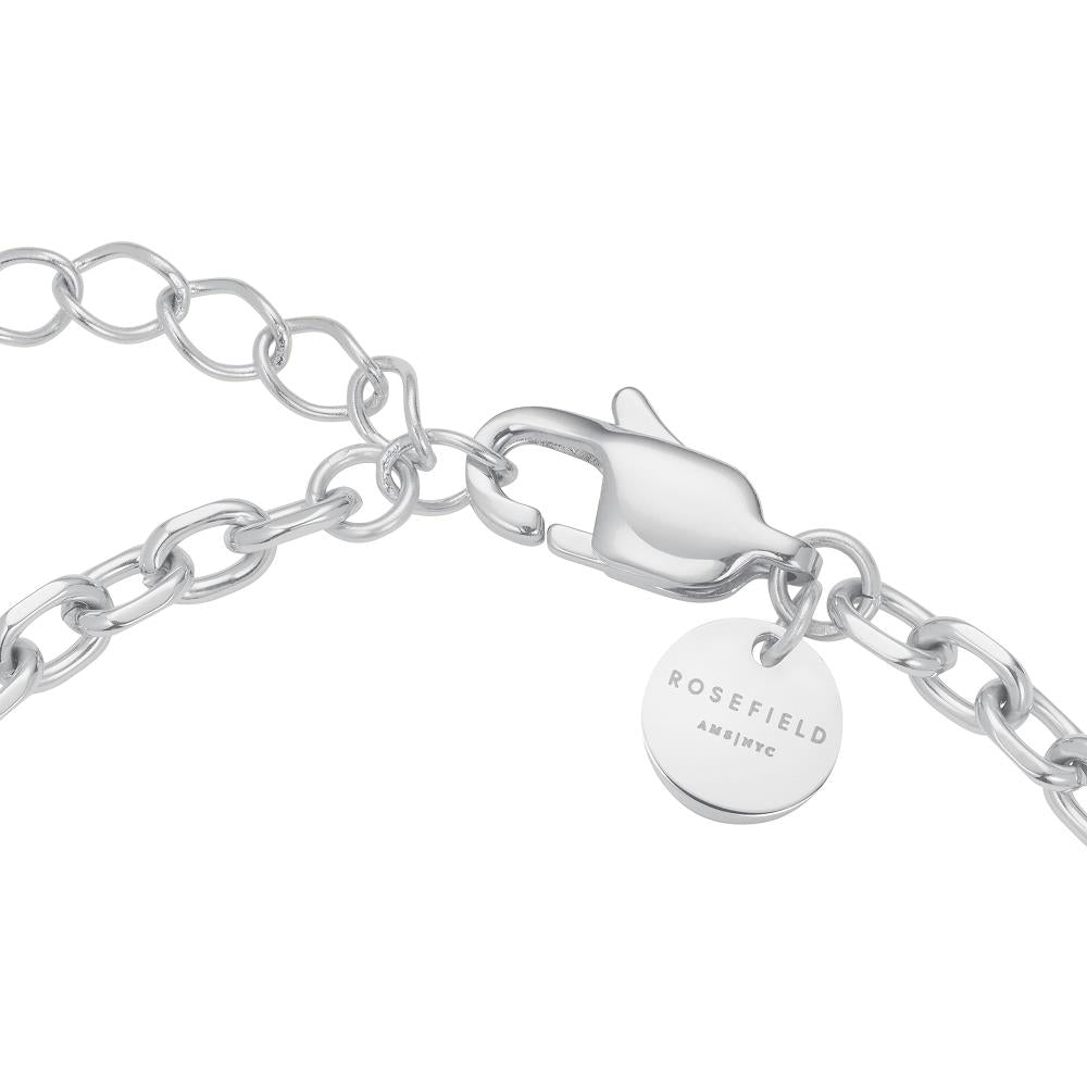 Rosefield JBCHS.J1322 Gümüş Renk Tıknaz Kalp Çelik Bileklik