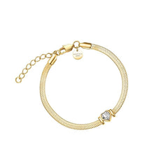 ROSEFIELD JBSWG.J1010 Kalp Kristal Çelik Bileklik