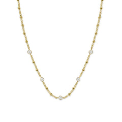 ROSEFIELD JCSCG.J266 Yuvarlak Taşlı Çelik Kolye