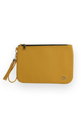Dellel Deri Yellow Clutch