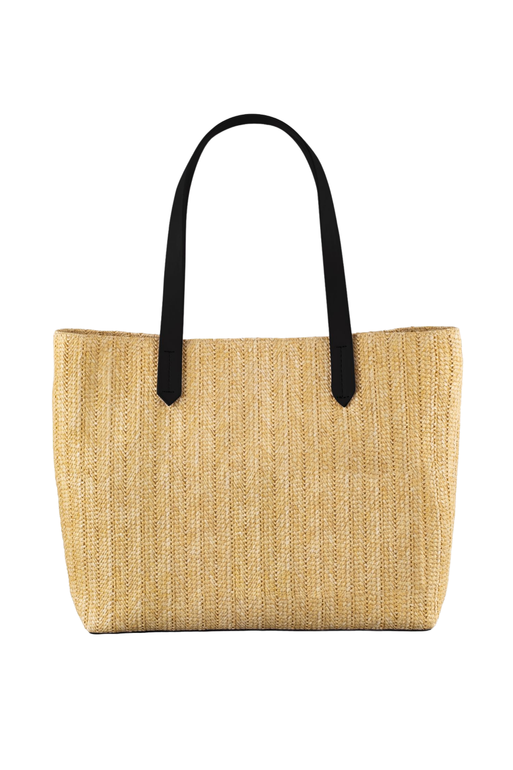Dellel Deri Black Wicky Straw Bag