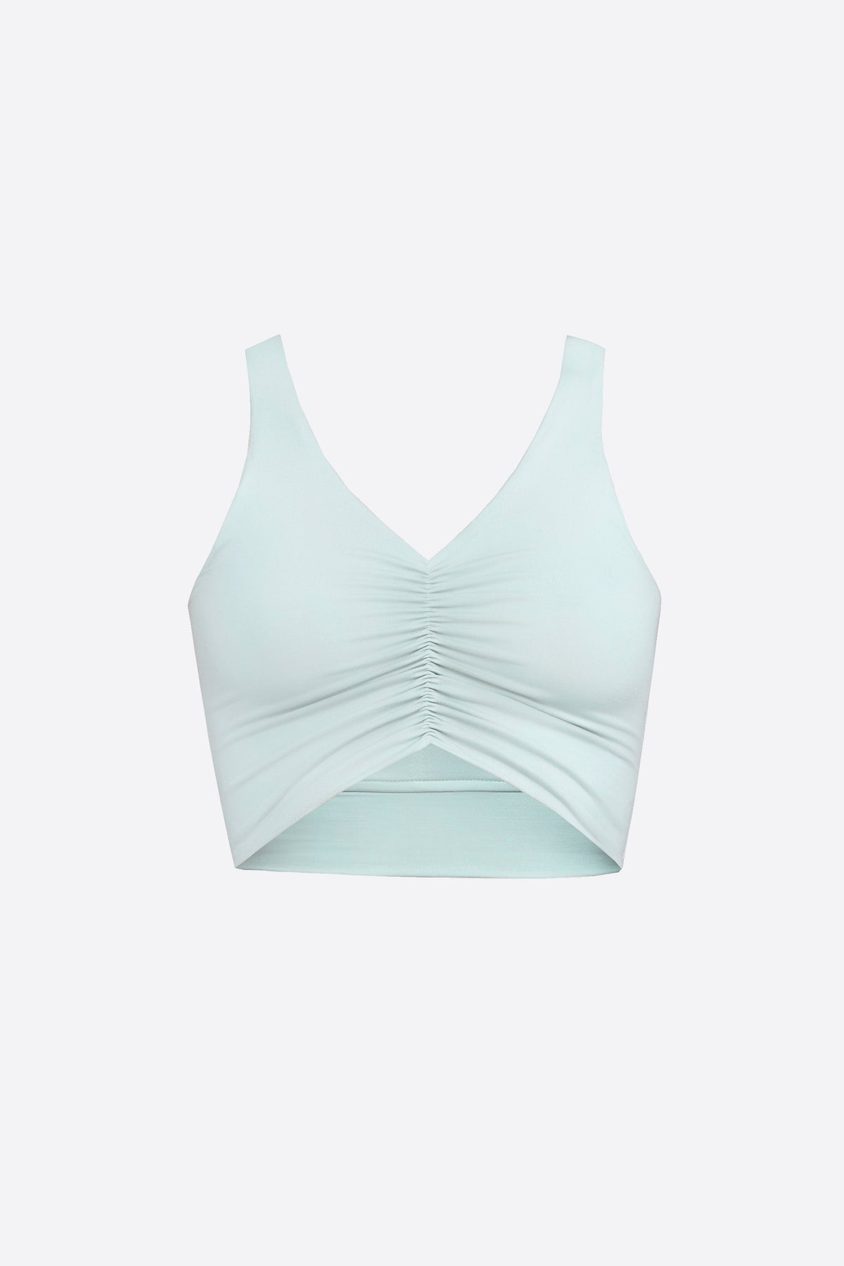 Wear Three Points Green Gathered Bustier