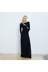 Studio Norn Alva Cut-Out Detailed & Ruched Maxi Dress