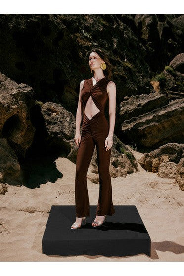 Studio Norn Elva Ruched Jumpsuit