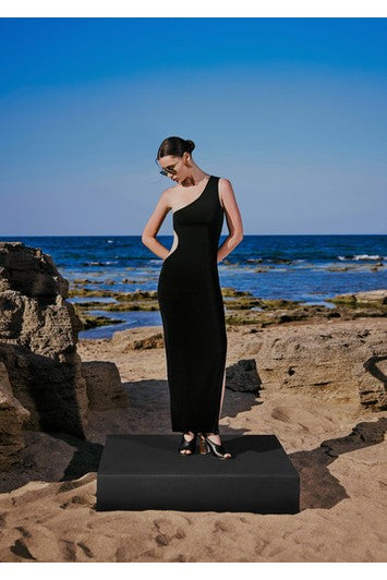 Studio Norn Signe Cut-Out Detailed Maxi Dress