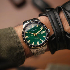 TAHITI LIMITED EDITION BAVARIAN GREEN CD-1006-66 Otomatik Erkek Kol Saati