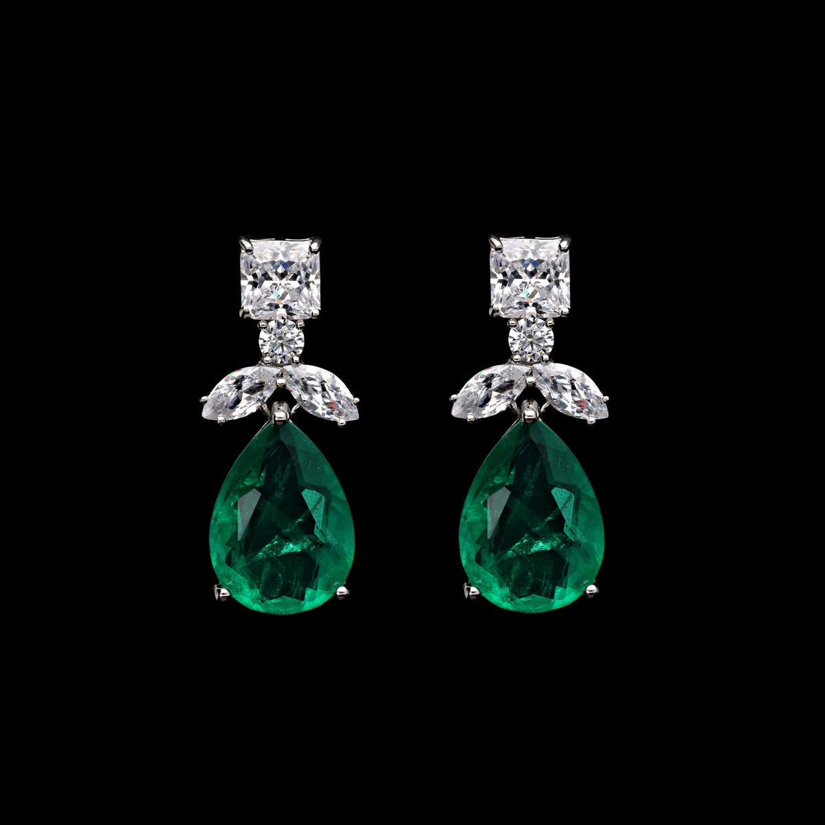 SooSilkyGems MONEY DROP EARRING WITH LEAVES